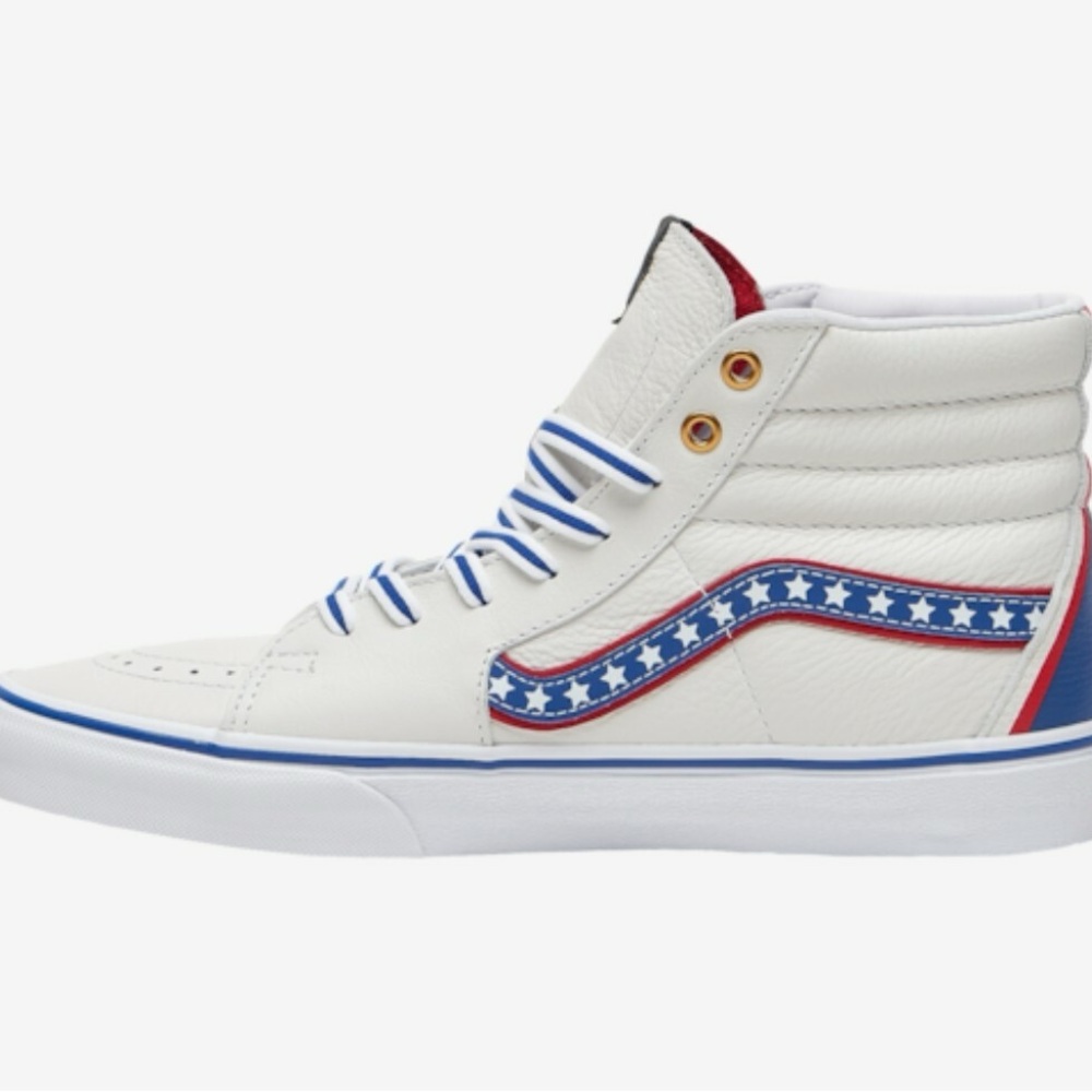 Vans Sk8 Hi Patriotic Stars Red White Blue